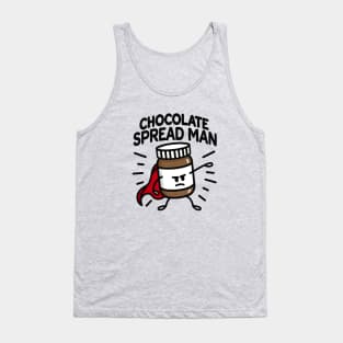 Chocolate spread man (place on light background) Tank Top